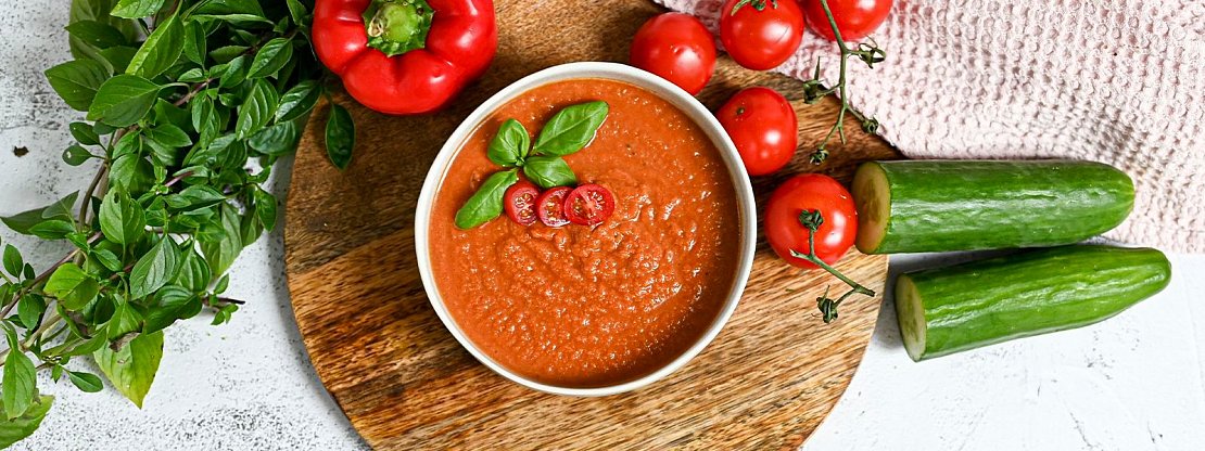 Rajčatové gazpacho