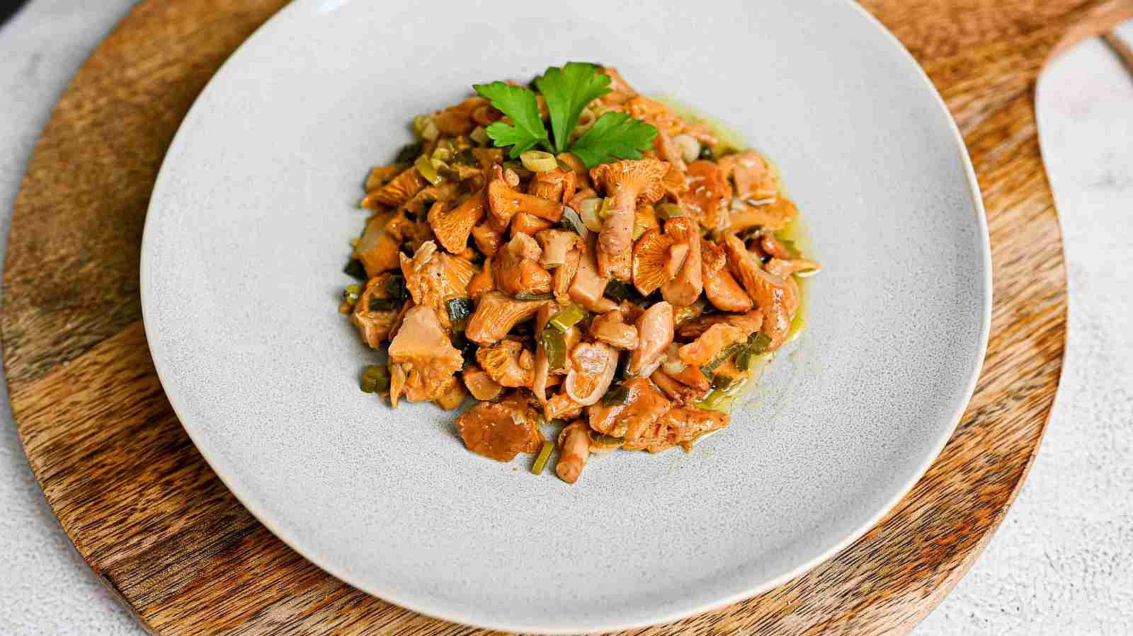 Restované lišky na víně