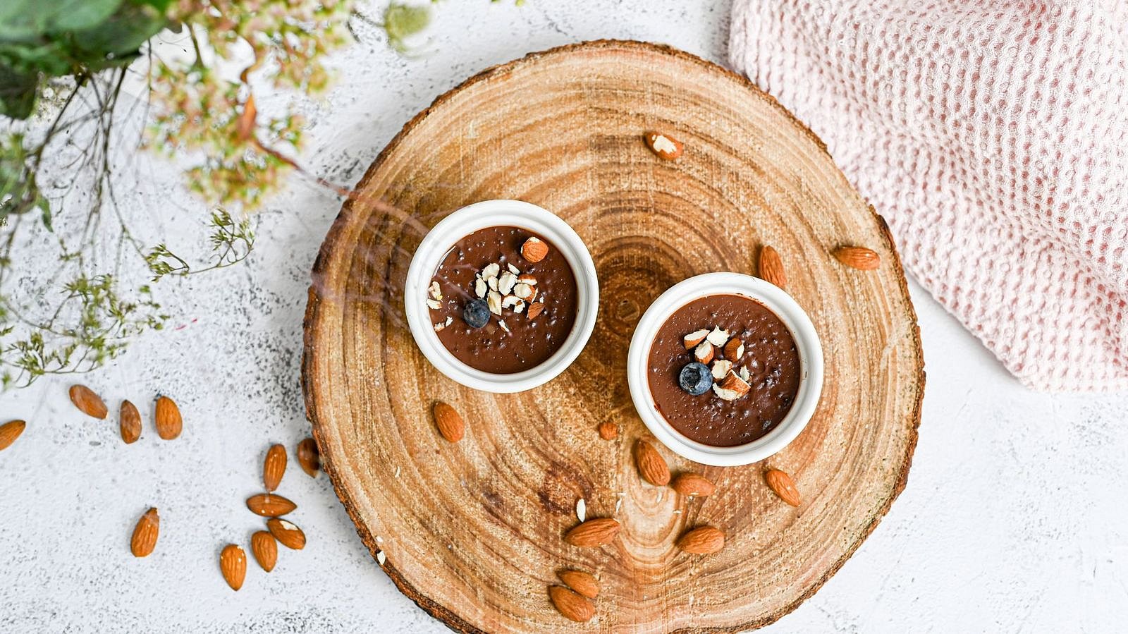 Pudink z mandlového mléka