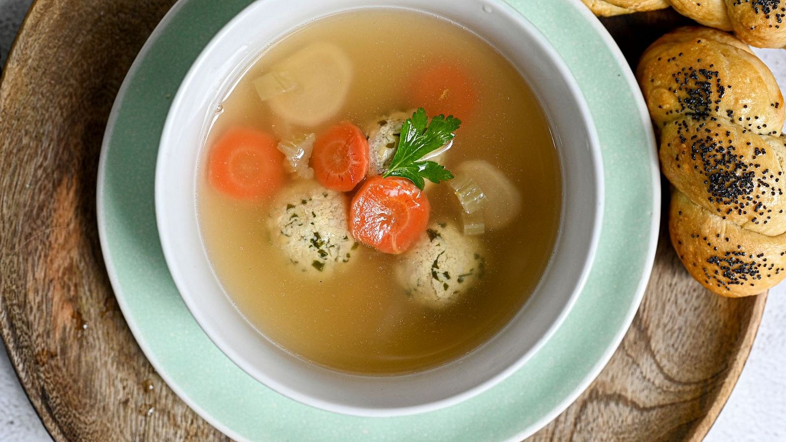 Šunkové knedlíčky do polévky