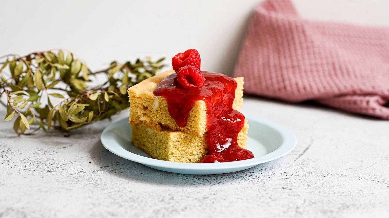 Brownies z bílé čokolády