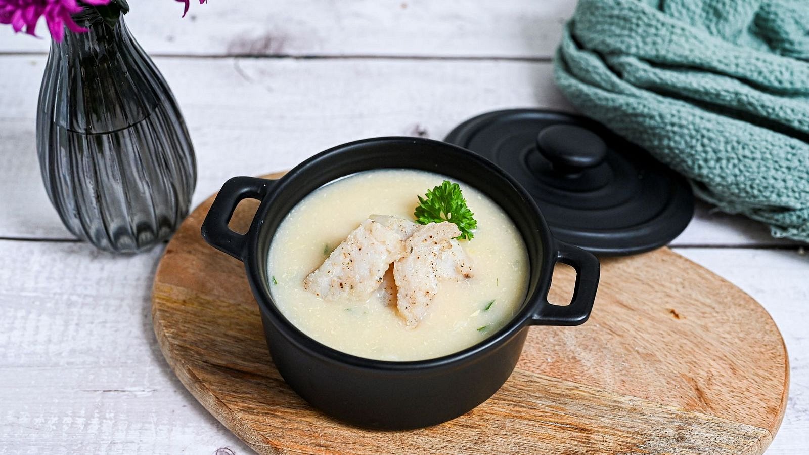 Krém z rybího filé