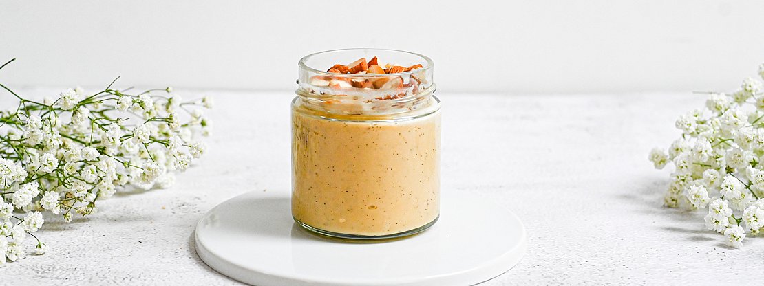 Vanilkovo-kokosový žloutkový pudink