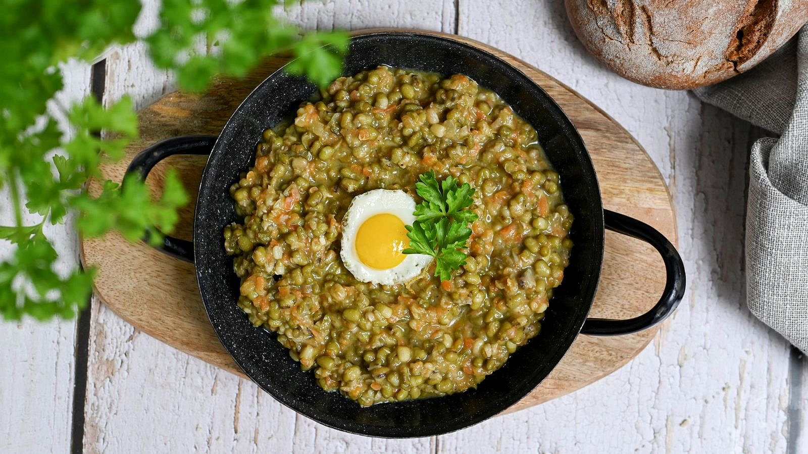 Mungo fazole s mrkví a kokosovým mlékem