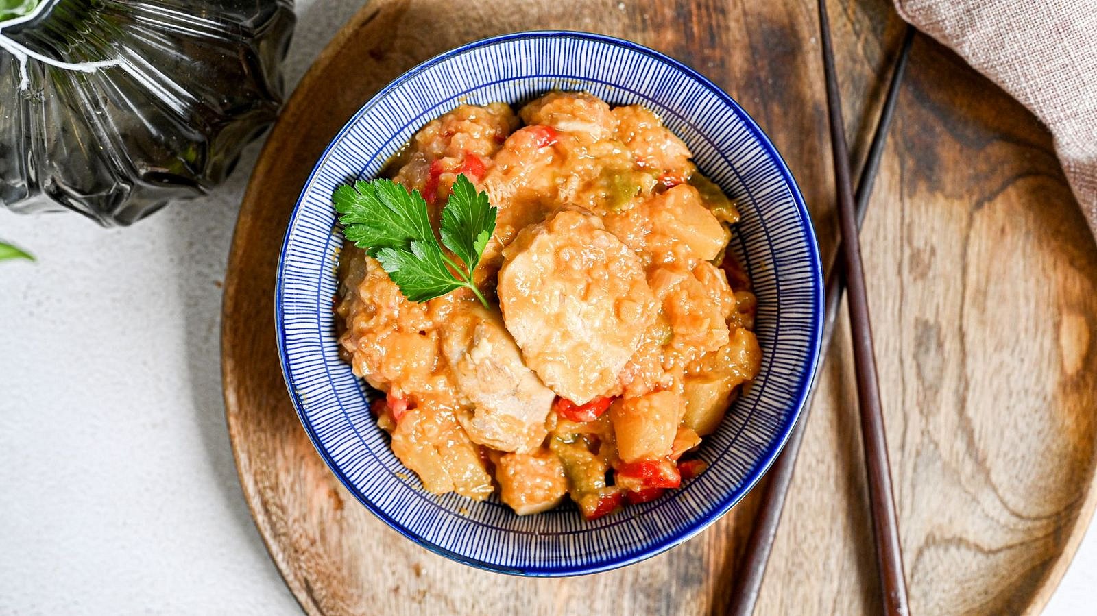 Sweet and sour kuře