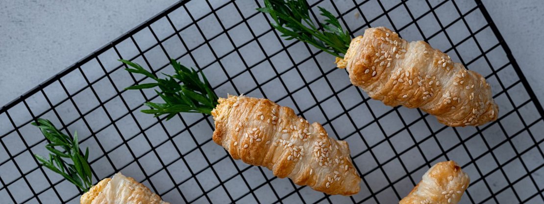 Mrkvičky z listového těsta