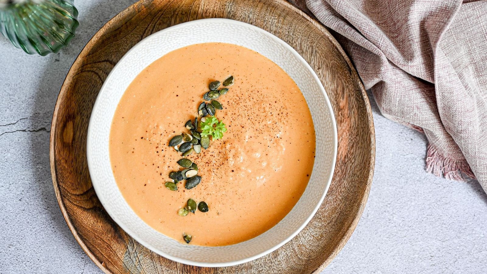 Čočkovo-rajčatový krém