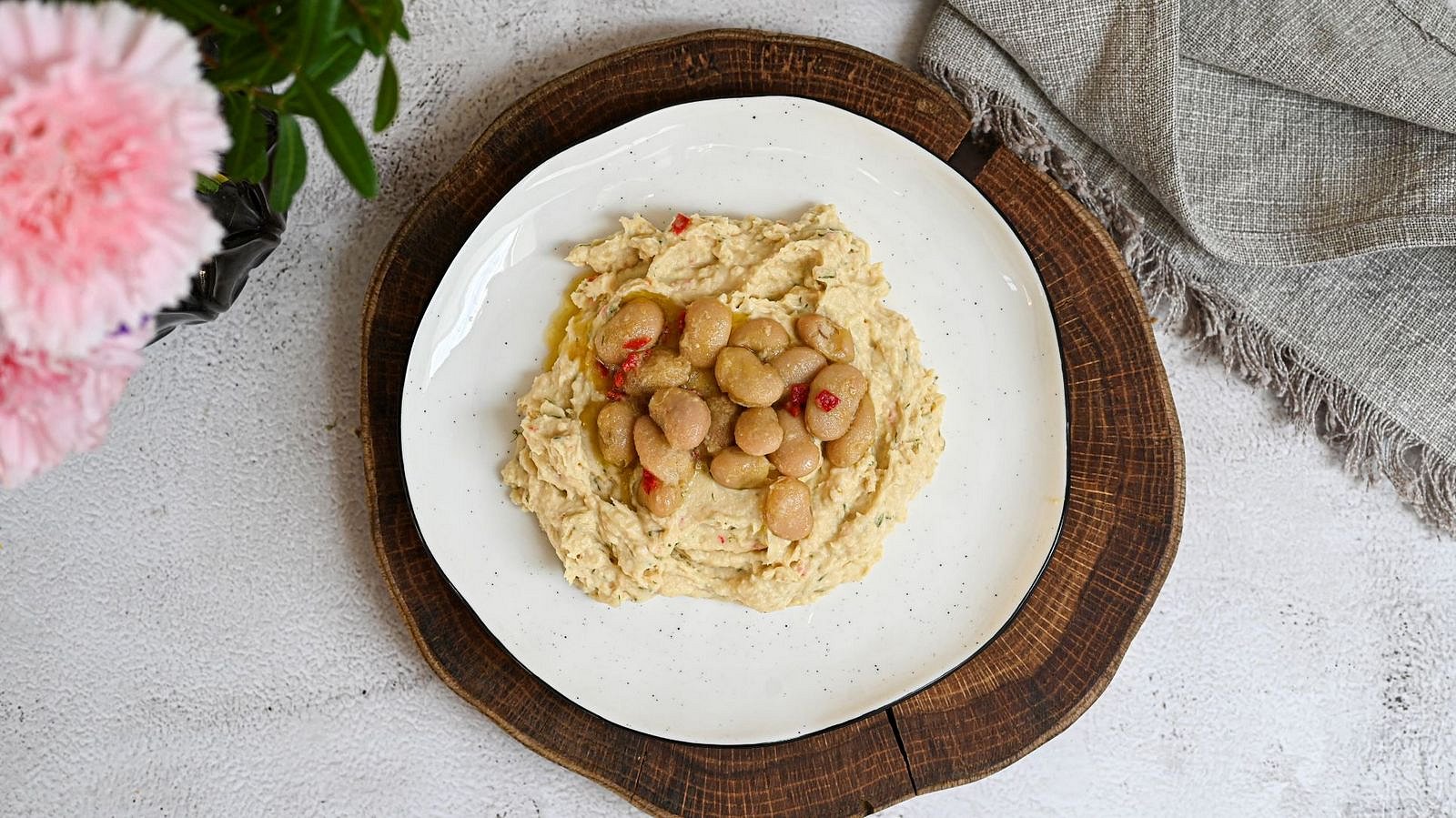 Kaše z bílých fazolí