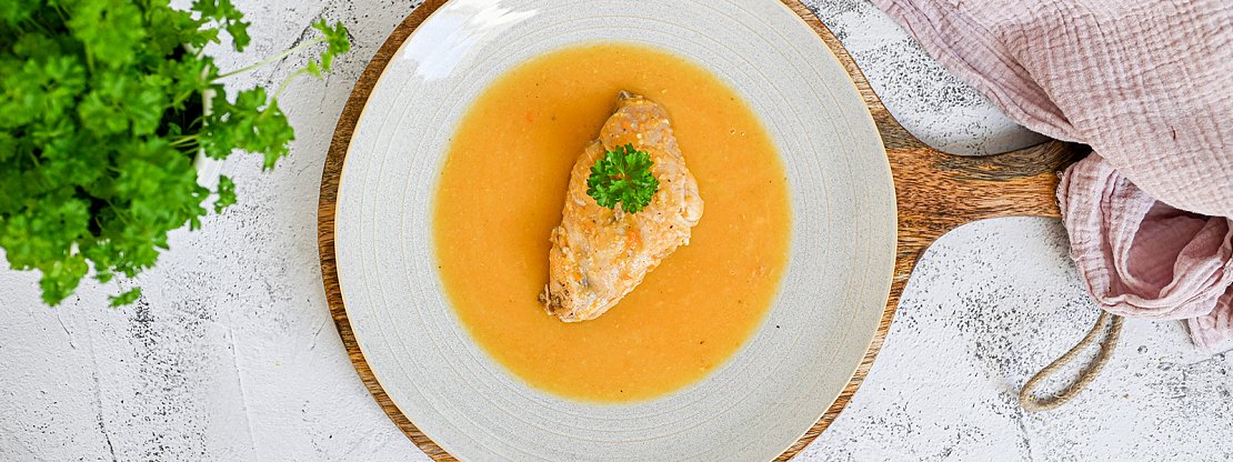 Králík s hořčičnou omáčkou