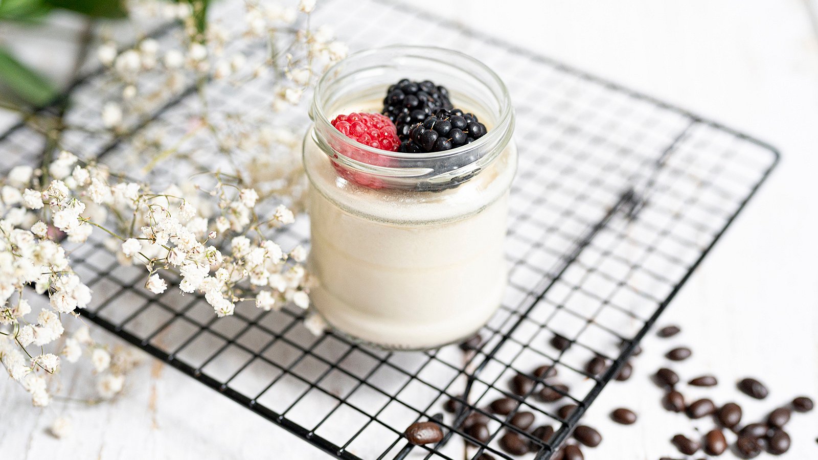 Kávová Panna Cotta