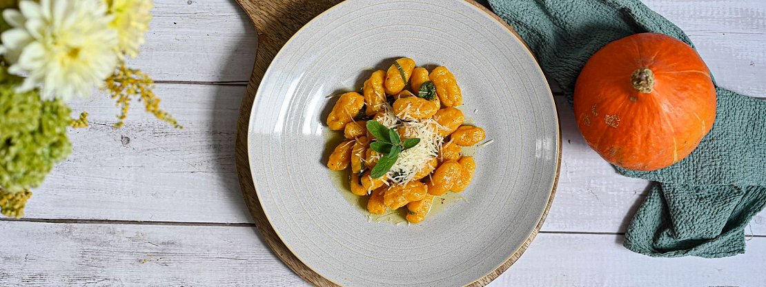 Dýňové gnocchi se šalvějí