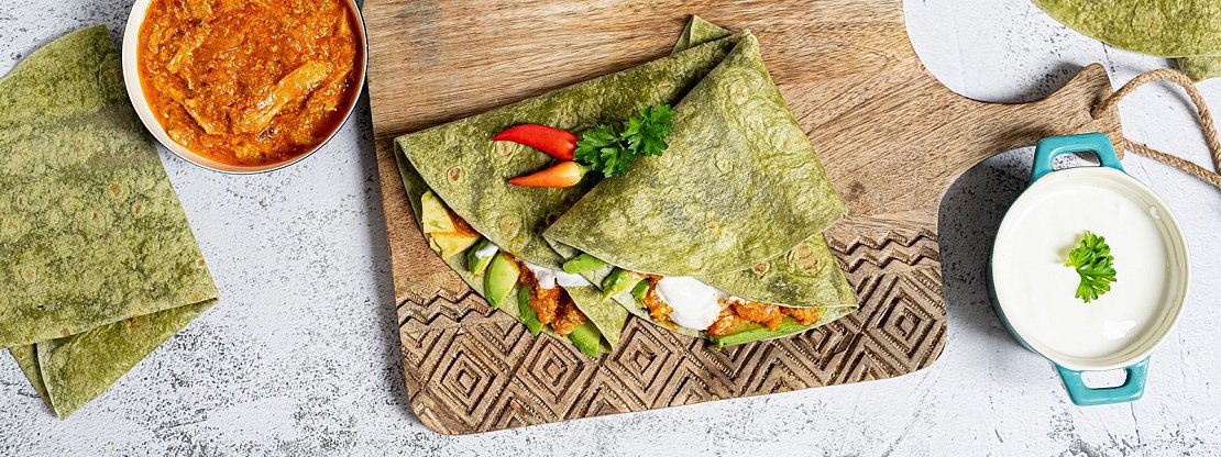 Trhané kuřecí do tortill