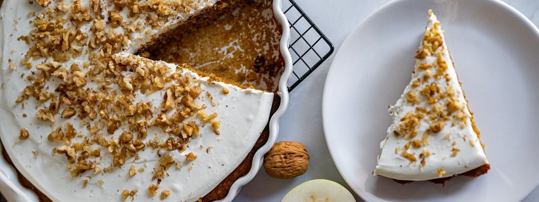 Koláč s jablky a dýní