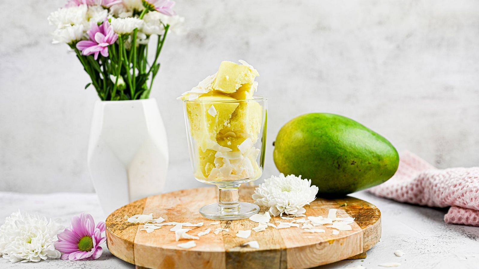 Mangovo-kokosový sorbet