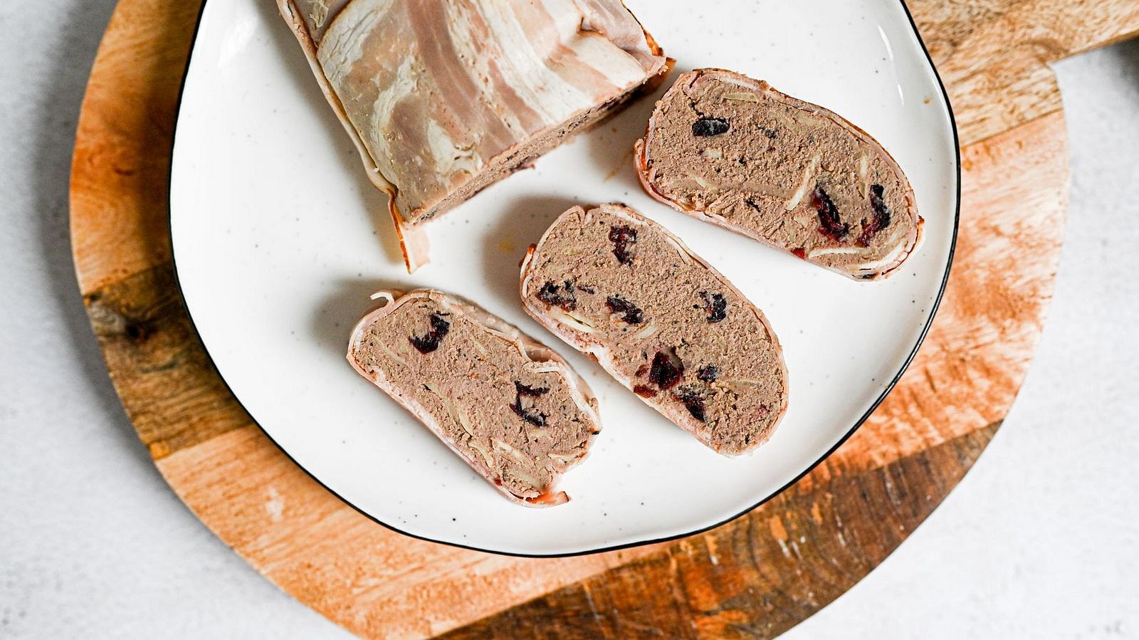 Drůbeží paštika s brusinkami