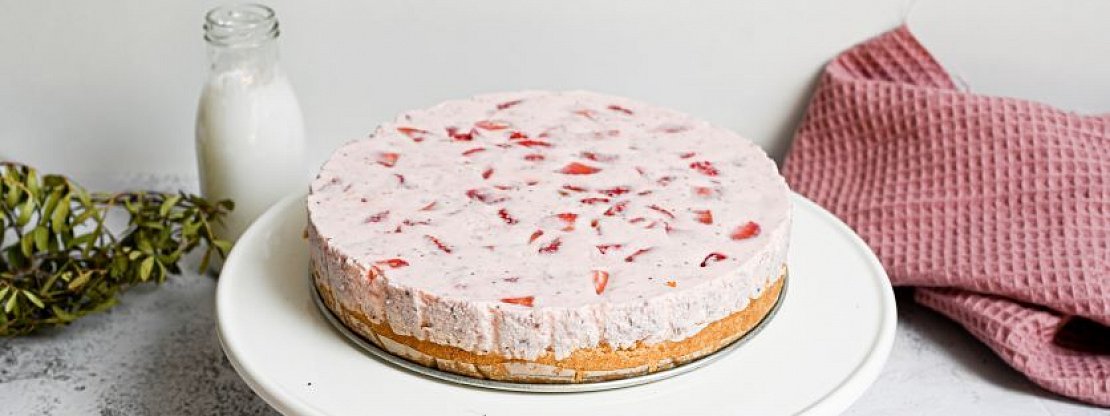 Jahodový cheesecake