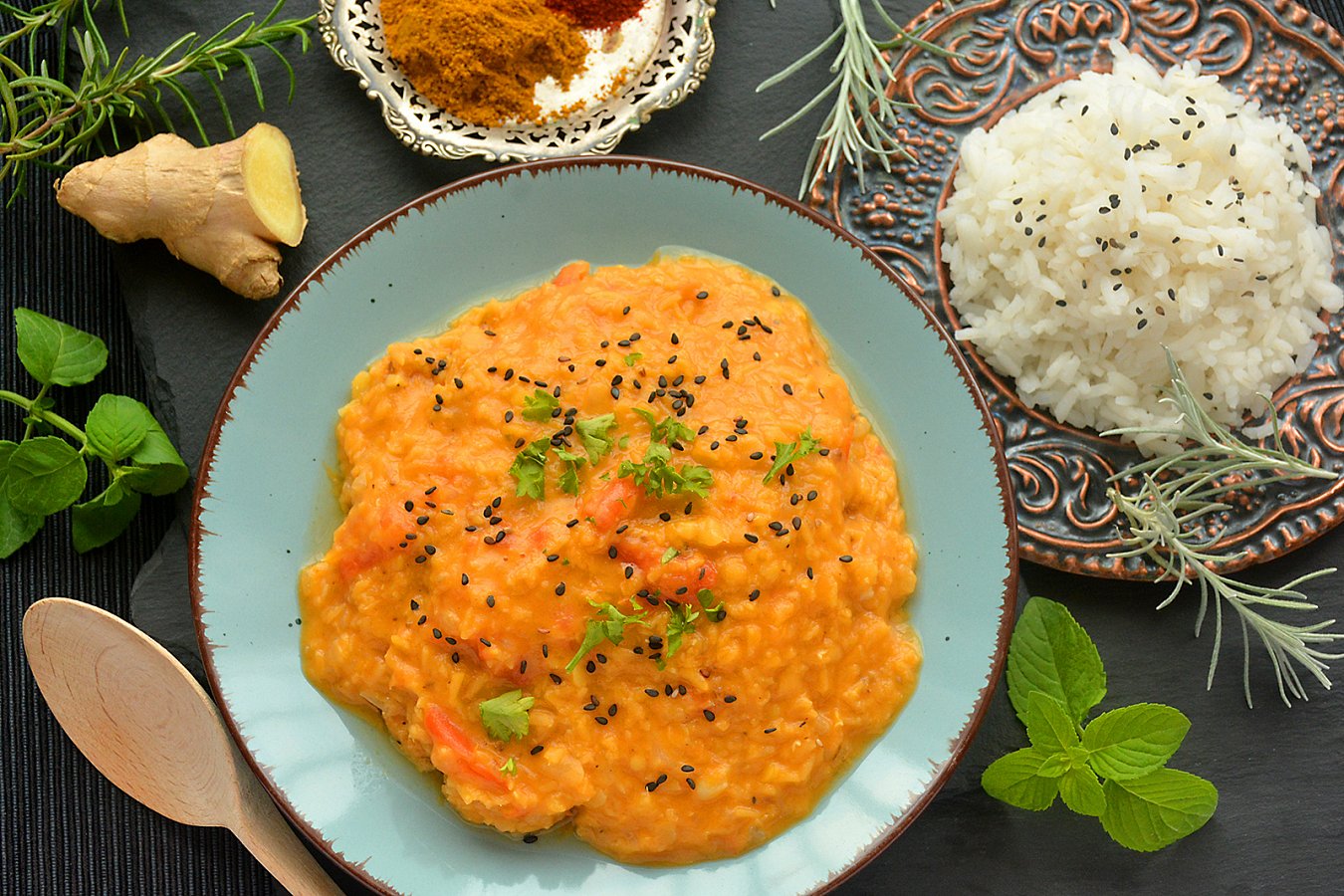 Dhal z červené čočky