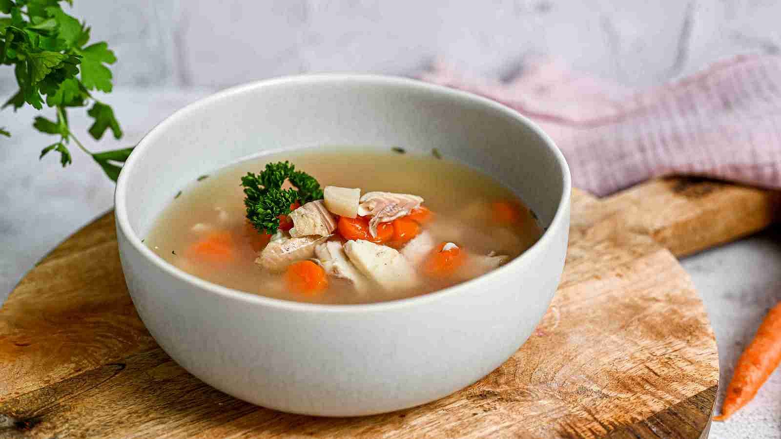 Rybí polévka ze štiky