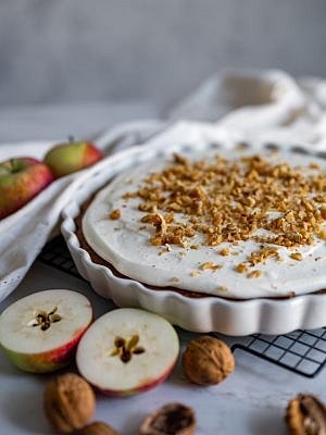 Koláč s jablky a dýní