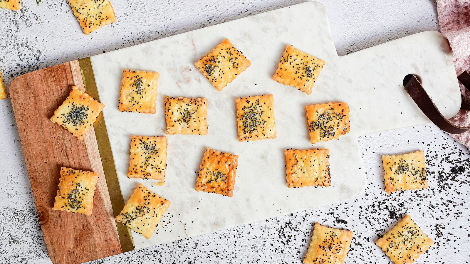 Tvarohové čtverečky s mákem