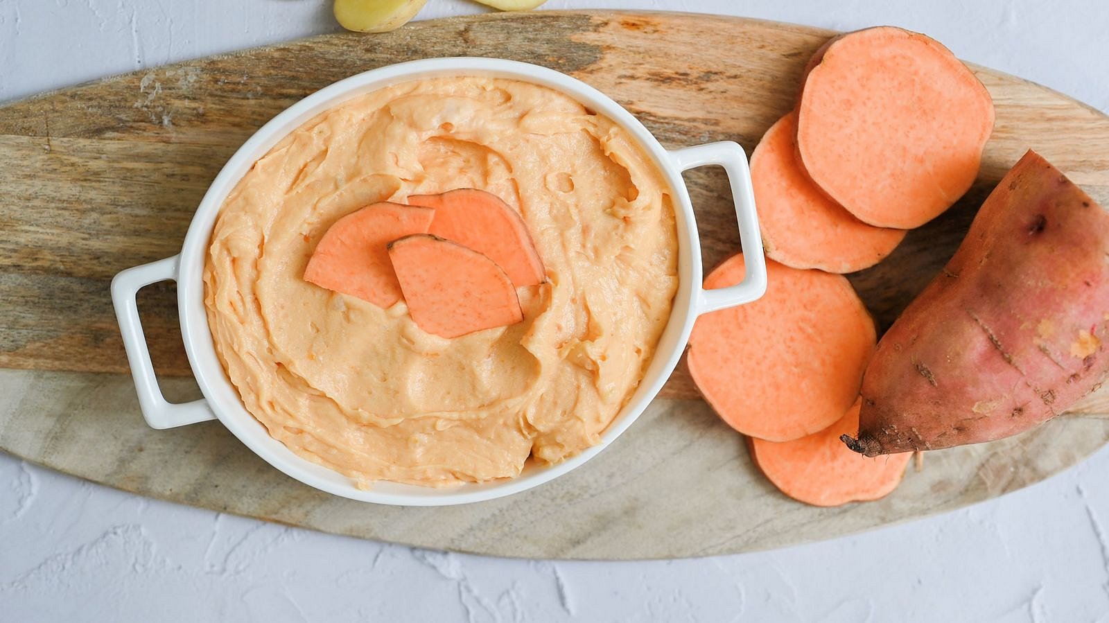 Batátovo-bramborové pyré