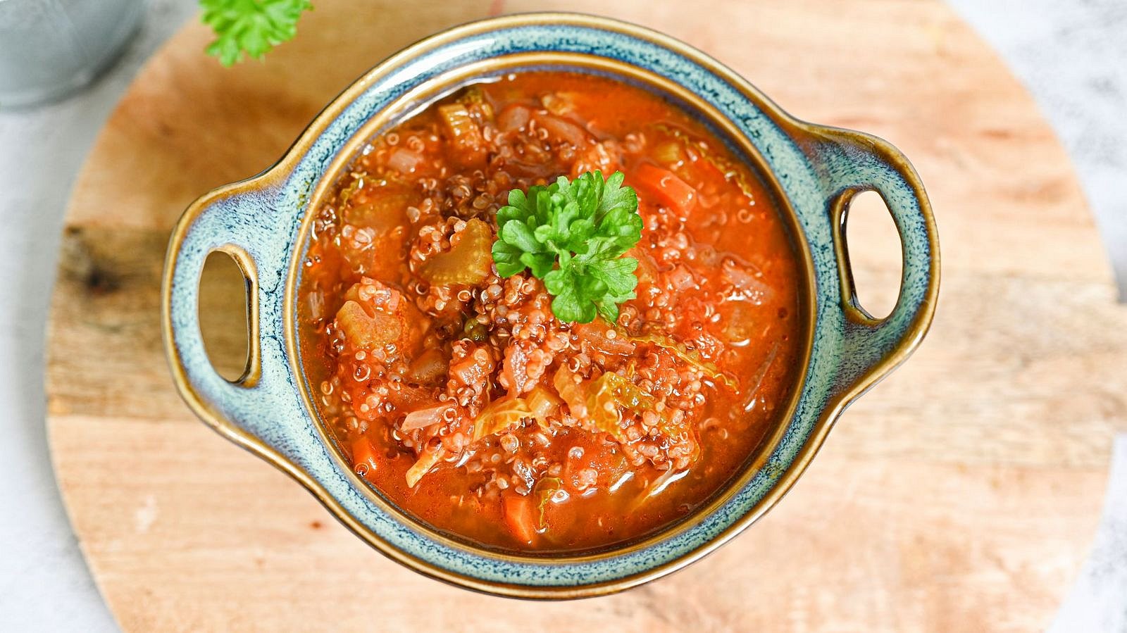 Hustá zeleninová polévka s quinoou