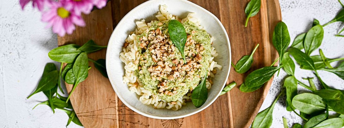 Těstoviny s brokolicovou omáčkou