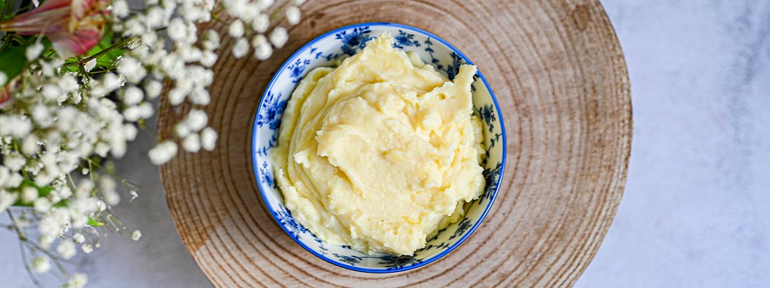 Bramborová kaše vařená v mléce