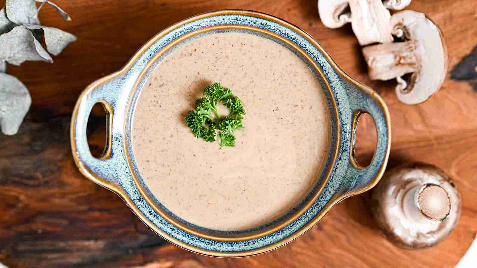 Kaštanovo-houbový krém