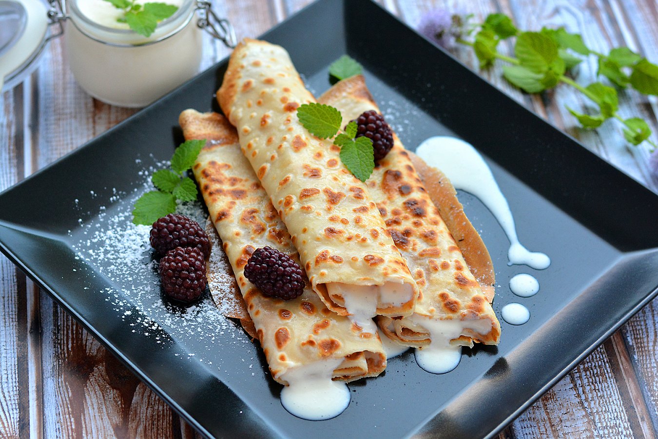 Palačinky s tvarohem