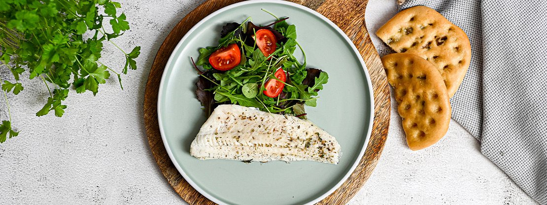 Candát s koprovým máslem