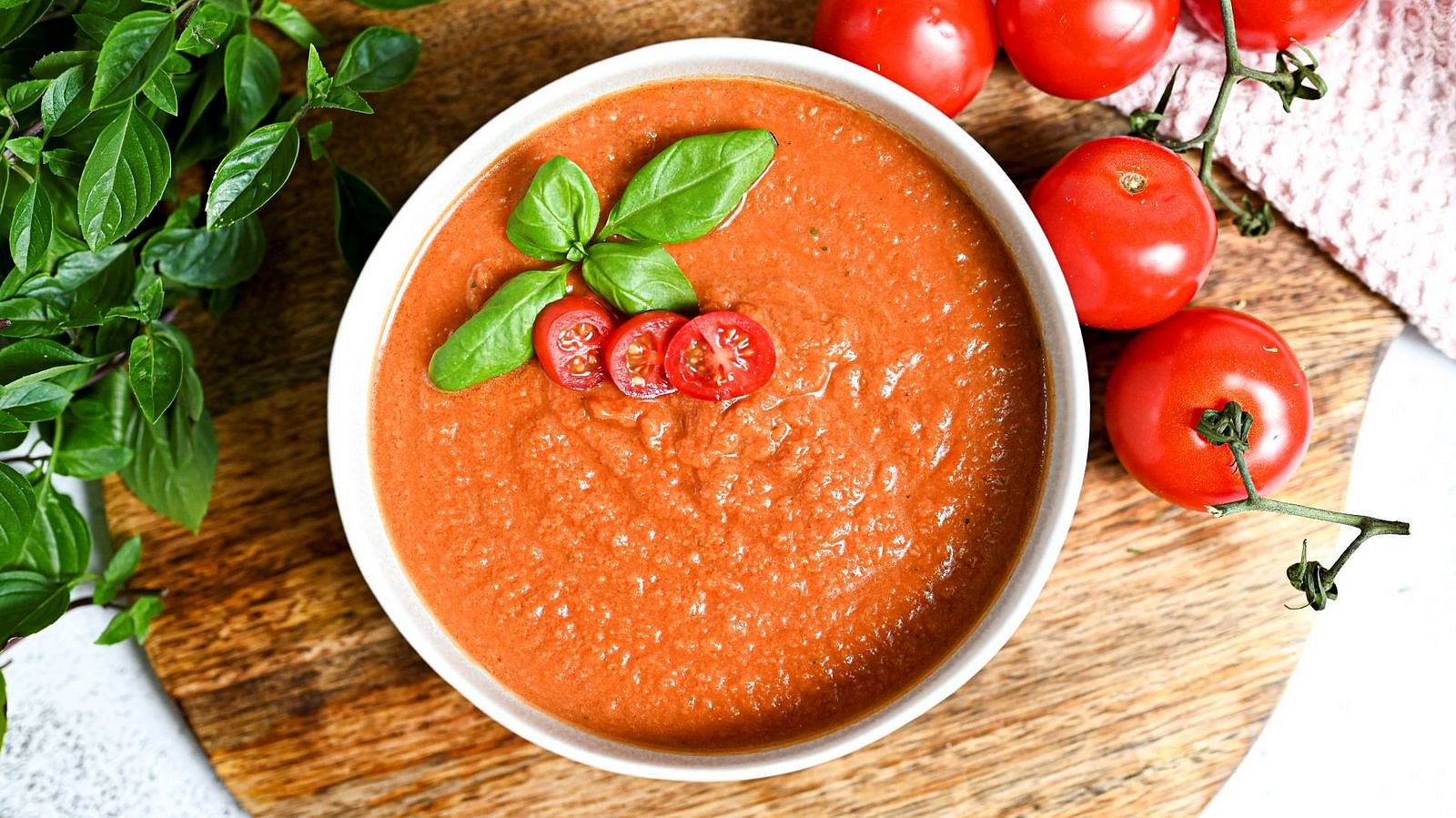 Rajčatové gazpacho