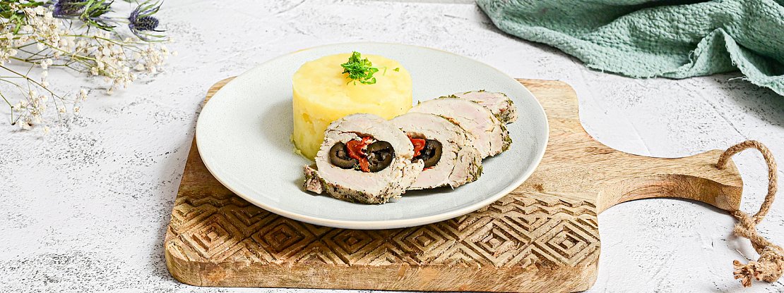 Plněná panenka sušenými rajčaty