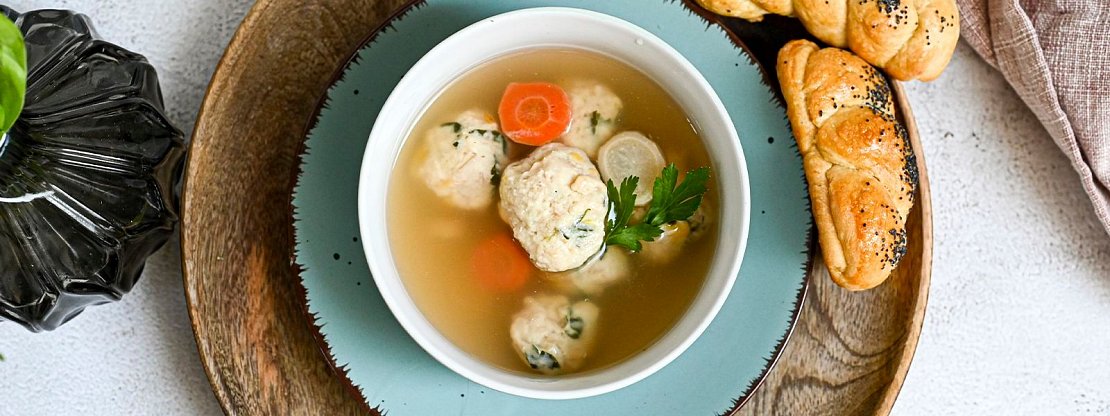 Kuřecí knedlíčky do polévky